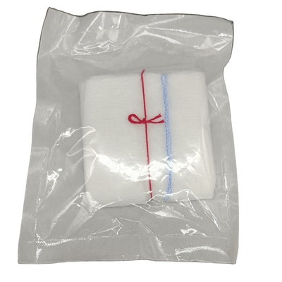 32 algodão branco Gauze Swab With Detectable da dobra 10cmx20cm X Ray For Surgical Use