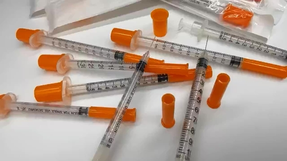 Seringa automática da insulina descartável estéril descartável da seringa